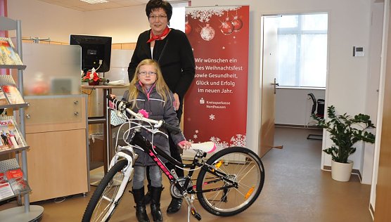 Fahrrad gewonnen (Foto: KSK)
