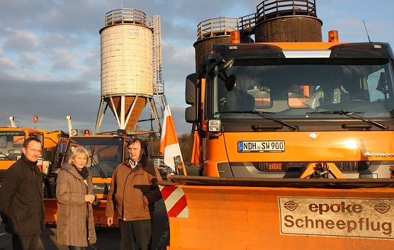 Letzte Absprachen (Foto: I. Bergmann|Stadtverwaltung Nordhausen)