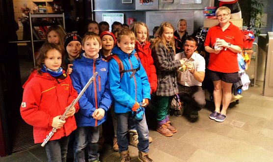 Besuch im Badehaus (Foto: privat) Besuch im Badehaus (Foto: privat)