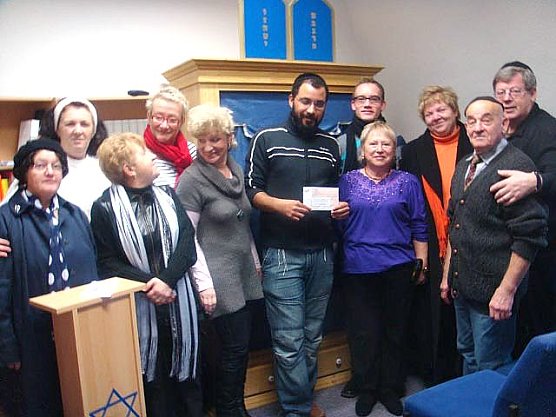 LINKE in der j&uuml;dischen Gemeinde (Foto: nnz)