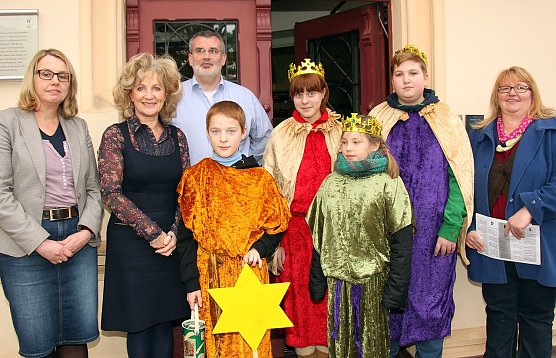 Sternsinger im Landratsamt (Foto: J. Piper)