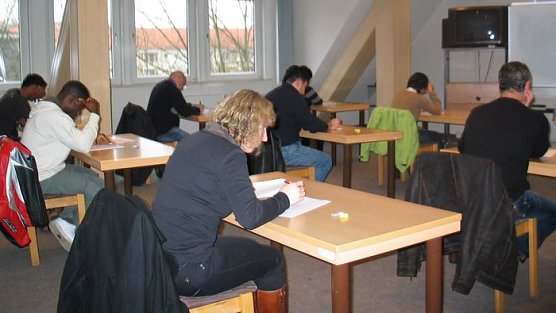 Beim Test (Foto: KVHS)