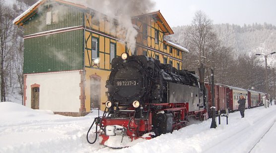 Unterwegs zum Brocken (Foto: IG Harzer Schmalspurbahnen)