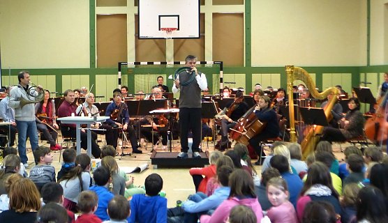 Orchester-Werkstatt einmal anders (Foto: B. Susemihl)
