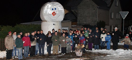 Treffpunkt Schneemann (Foto: Michael Randel)