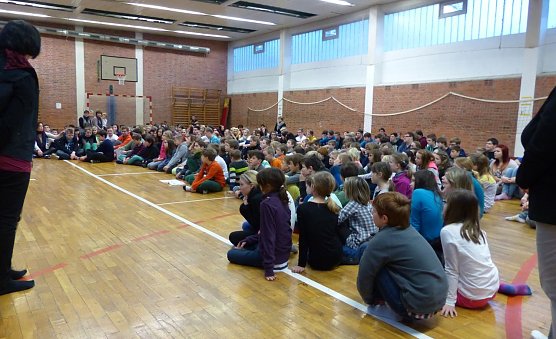 Schulversammlung (Foto: Jan F&uuml;ldner, Klasse 7b)