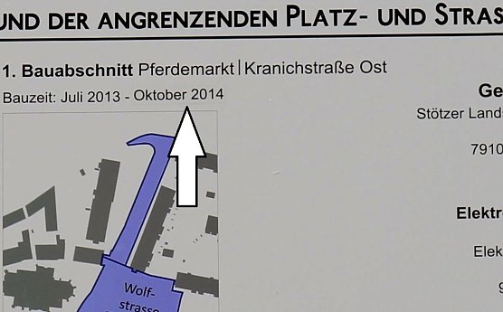 Schild - Termin geändert (Foto: nnz) Schild - Termin geändert (Foto: nnz)