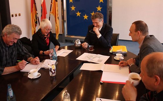 Gespr&auml;ch beim OB (Foto: P. Grabe|Stadtverwaltung Nordhausen)