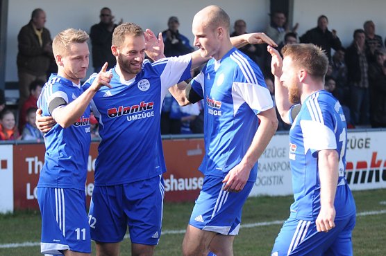 Freude bei den Nordhäusern (Foto: Lars Koch) Freude bei den Nordhäusern (Foto: Lars Koch)