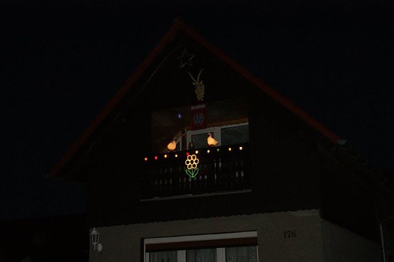 Leuchtendes Haus (Foto: Michael Randel)