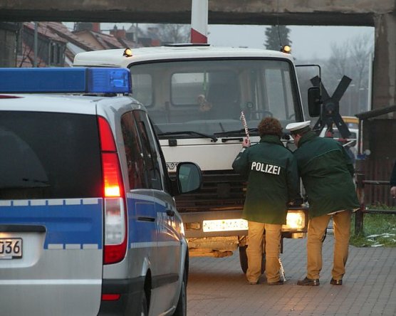 Unfall in Nordhausen (Foto: nnz)