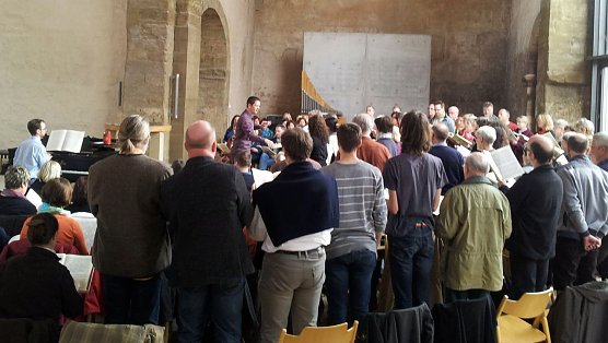 Gemeinsame Probe (Foto: privat) Gemeinsame Probe (Foto: privat)