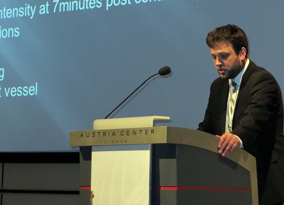 Malich w&auml;hrend des Vortrages (Foto: privat)