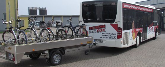 Fahrradanhänger (Foto: Franziska Bernsdorf) Fahrradanhänger (Foto: Franziska Bernsdorf)