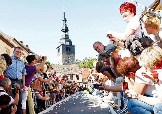 Seit 13:00 Uhr l&auml;uft Verkauf (Foto: Stadt Bad Frankenhausen)