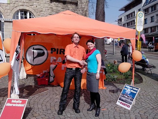 Piratenstand (Foto: privat)