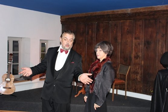 Christiane und Mario Jantosch auf der B&uuml;hne (Foto: Christiane und Mario Jantosch)