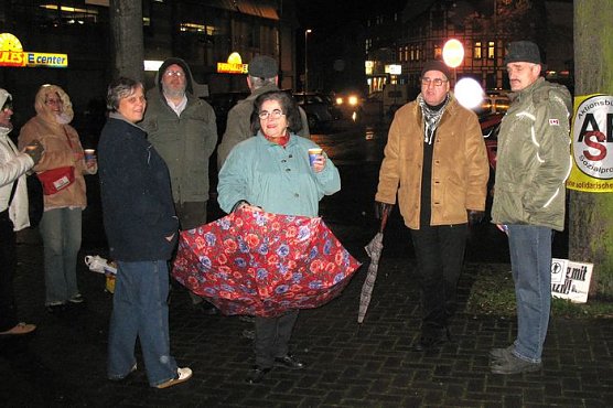 Donnerstags-Demonstranten (Foto: Birkefeld)