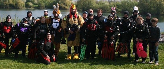 Ostertauchen in Nordhausen (Foto: privat)