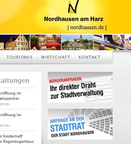 B&uuml;rgerbeteiligung Online (Foto: Website Stadt Nordhausen)