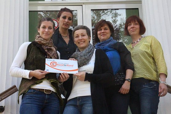 von links Anke Siegel, Vivien Grabe, Anke Dunkel, Cornelia M&ouml;nnich, Kathrin Helmuth-Schibert (Foto: Angelo Glashagel)