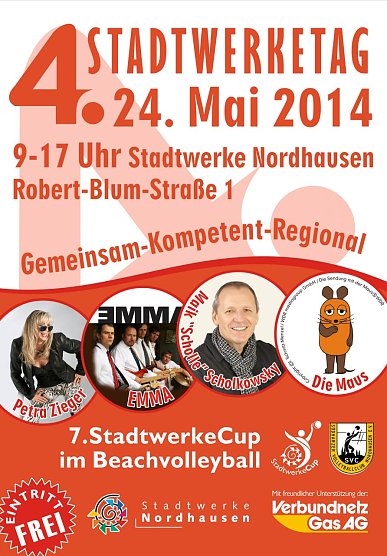 Programm zum vierten Stadtwerketag (Foto: Stadtwerke Nordhausen) Programm zum vierten Stadtwerketag (Foto: Stadtwerke Nordhausen)