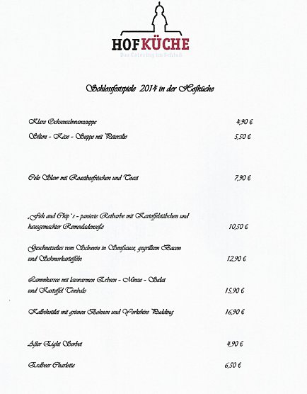 Schlossfestspiele in der Hofk&uuml;che  (Foto: Karl-Heinz Herrmann)