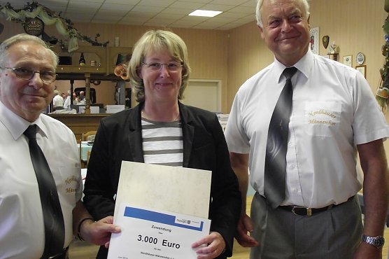 &Uuml;bergeben (Foto: Kurt Frank)