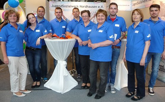 Das Team vom Jugendsozialwerk Nordhausen (Foto: Jödicke) Das Team vom Jugendsozialwerk Nordhausen (Foto: Jödicke)