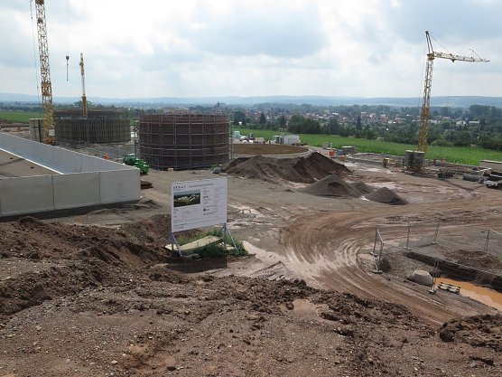 Blick auf die Baustelle bei Bielen (Foto: nnz) Blick auf die Baustelle bei Bielen (Foto: nnz)