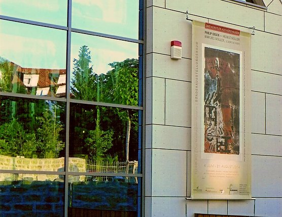 Werbung an der Flohburg (Foto: Archiv Kneffel) Werbung an der Flohburg (Foto: Archiv Kneffel)