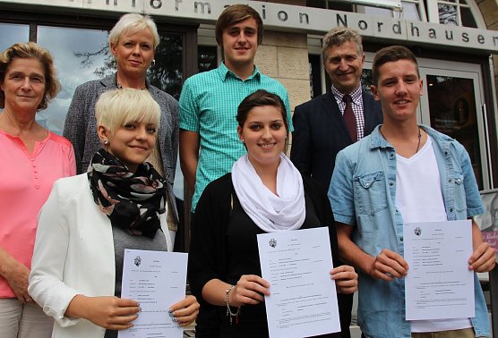 Die Neuen im Rathaus (Foto: I. Bergmann) Die Neuen im Rathaus (Foto: I. Bergmann)