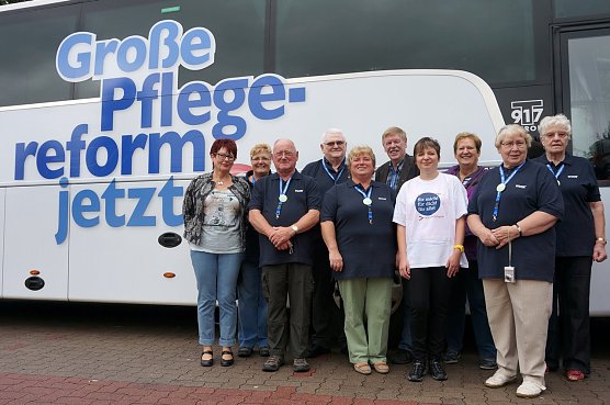 Der VdK Info Bus (Foto: Sandra Witzel)