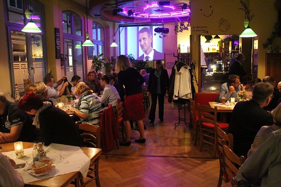 Die CDU hatte sich in der Brandenburg versammelt (Foto: Angelo Glashagel)