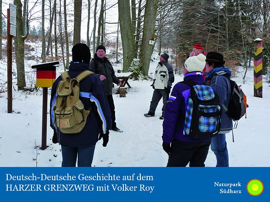 Grenzwanderung (Foto: Christian Schelauske Naturpark Südharz) Grenzwanderung (Foto: Christian Schelauske Naturpark Südharz)