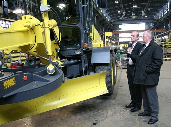 Landrat unter und &uuml;ber Tage (Foto: Piper/pln)