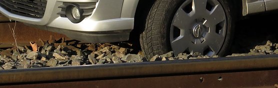 Im Schotterbett (Foto: nnz) Im Schotterbett (Foto: nnz)