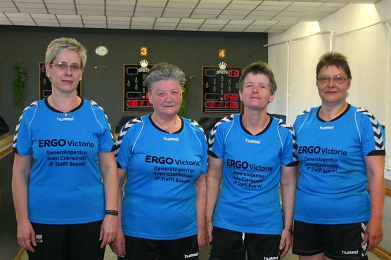 In Topform: die Salzaer Keglerinnen (Foto: Uwe Tittel)