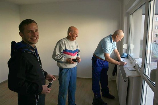 Wohnung übergeben (Foto: WBG) Wohnung übergeben (Foto: WBG)