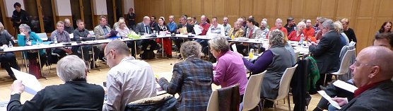 Blick in den Stadtrat und auf die Gäste (Foto: nnz) Blick in den Stadtrat und auf die Gäste (Foto: nnz)