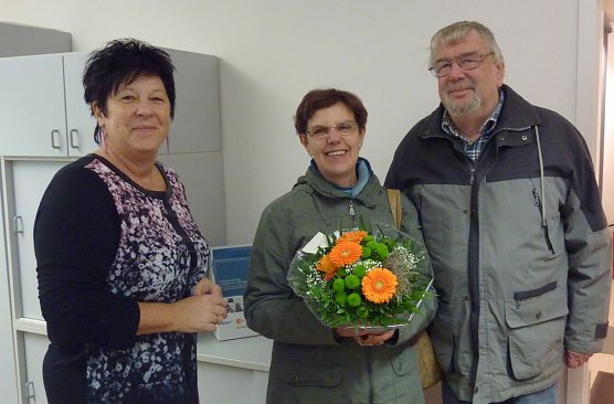 Erste B&uuml;rger begr&uuml;&szlig;t (Foto: Stadtverwaltung Bleicherode)