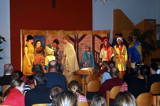 Das Krippenspiel in der Christuskirche 2012 (Foto: Dirk Praetorius)