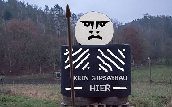 Abschreckend (Foto: T. Kerwitz)