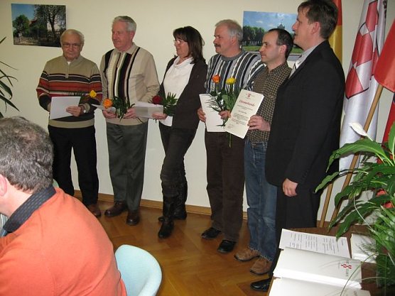 Ehrung in Ellrich (Foto: Stadtverwaltung) Ehrung in Ellrich (Foto: Stadtverwaltung)