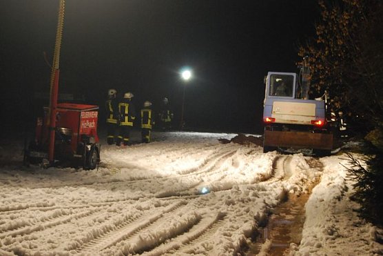 Einsatz in Branderode (Foto: Evers)