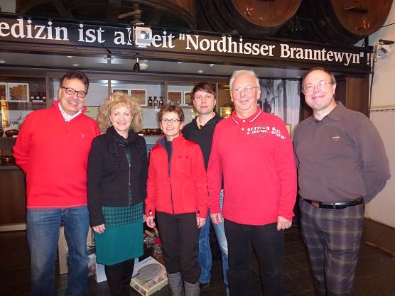 Der Golfpark Neustadt l&auml;utete 2015 beim Neujahrs-Brunch in der Echter Nordh&auml;user Traditionsbrennerei ein (Foto: Hans-Leopold Holzapfel)