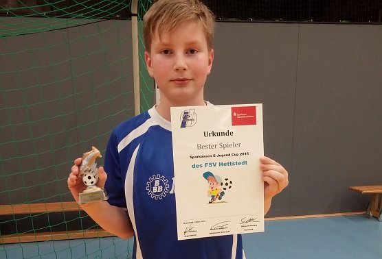 Bester Spieler und Torschützenkönig: Nils Kruse (Foto: Th. Heller) Bester Spieler und Torschützenkönig: Nils Kruse (Foto: Th. Heller)