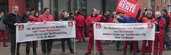 Warnstreik in Nordhausen (Foto: nnz)