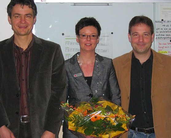 Freude über Sponsoring (Foto: Meyer) Freude über Sponsoring (Foto: Meyer)