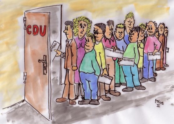 Vor Andrang kaum zu retten (Foto: H&ouml;fer)